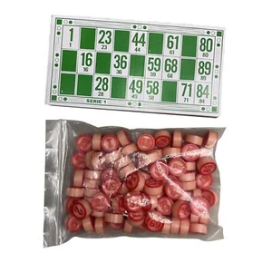 Bingo Brettspiel klassische Bingo Karten Bingo Spiel für Party Urlaub Familie - Bild 1 von 6