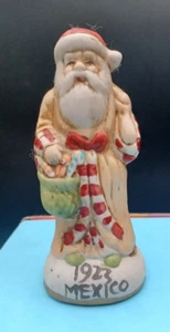 Vtg 1980s Santa Ceramic Christmas Holiday Figurin 1923 Mexico Ornament - Picture 1 of 7