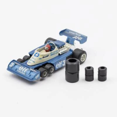 slot car set 6 gomme nuove per Polistil F1 Evolution Tyrrell P34 scala  1:32 - Immagine 1 di 2