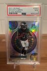 DeVonta Smith RC 2021 Panini Mosaic Glass Mosiac Case Hit SSP #GM-27 Eagles PSA9