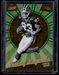 Andre Reed 2023 Panini Prestige Living Legends Green /149 #LL-2 SN Buffalo Bills - Picture 1 of 2