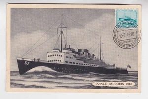 belgium 1946 MC with one ship stamp d440 - Picture 1 of 2