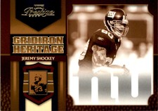 2007 Playoff Prestige Gridiron Heritage Jeremy Shockey New York Giants #GH-28