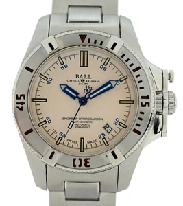Men's 40mm Ball Hydrocarbon White Dial Automatic Watch! Ref: DM1016A! With Box! - Picture 1 of 10