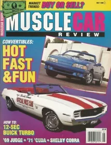MUSCLE CAR REVIEW 1990 MAY - ASC, SPOILER, PACE CARS - Picture 1 of 1