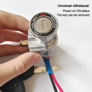 Universal Electric Bicycle Lithium Battery Box Lock Big Head Lock Battery Lock_q - Picture 1 of 5