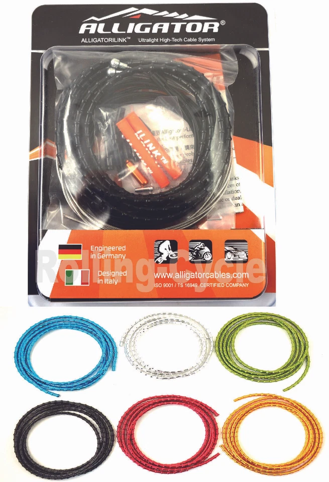 Alligator I-Link 5mm Bicycle Brake cable set Superior Shine For Mountain Bike - Image 1 of 4