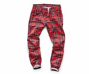 G-Star ELWOOD X25 5622 3D COJ Royal Tartan Print Tag W33 L32 measures W34 L32 - Picture 1 of 14