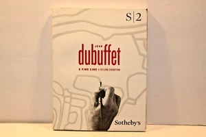 Jean Dubuffet Sothebys book a Fine Line Selling Exhibition S2 Art - Picture 1 of 4