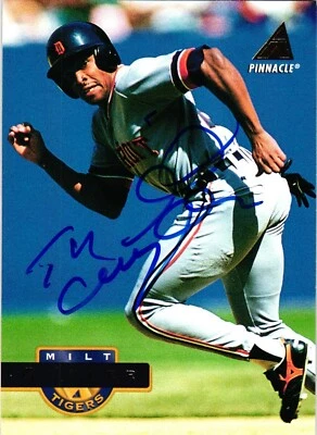 Milt Cuyler Signed 1994 Pinnacle #359 MLB Baseball Card Tigers AUTO - Image 1 of 2