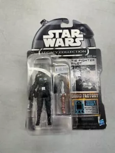 Figura Piloto de Star Wars Legacy Collection Droid Factory: Tie Fighter (Nueva/Sellada) - Imagen 1 de 2
