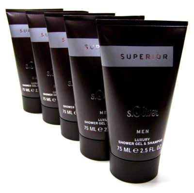 s.Oliver Superior Men Luxury Shower Gel & Shampoo 375 ml