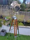 RETRO HOLLYWOOD STUDIO FLOOR LAMP SEARCHLIGHT - SPOT LIGHT WITH TRIPOD STAND