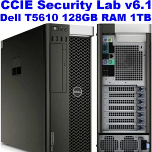 Cisco CCIE Security Lab v6.1 Dell T5610 Server 128GB RAM 1TB SSD w/ Lab Workbook - Picture 1 of 9