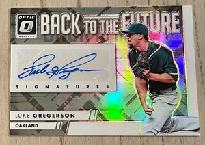 2016 Panini Donruss Optic #BTFLG LUKE GREGERSON Autograph AUTO Signatures