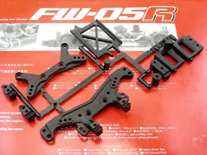 Torre de amortiguador delantero trasero vintage Kyosho PureTen GP FW05R piezas de árbol nuevo RARO - Imagen 1 de 4