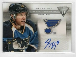 Derek Roy 13-14 Panini Titanium Reserve Signature Auto St. Louis Blues - Picture 1 of 1