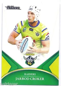 2016 NRL Traders Base Card (013) Jarrod CROKER Raiders - Picture 1 of 1
