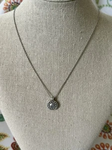 Brighton Pebble Dot Medalion Tanzanite Purple Necklace June Birthstone NWT - Picture 1 of 8