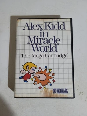 Alex Kidd In Miracle World - Sega Master System - Box  Only. - Immagine 1 di 2