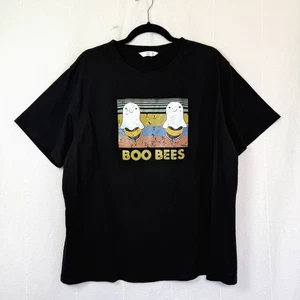 Boo Bees T-Shirt Unisex Gr. 5XL schwarz lustig Retro Trick or Treat Happy Halloween - Bild 1 von 9