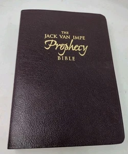 The Jack Van Impe Prophecy Bible Leather Limited Special Edition KJV RED Jesus - Picture 1 of 4