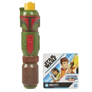 Star Wars Lightsaber Squad Boba Fett Extendable Yellow Lightsaber - Picture 1 of 8