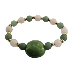Orgone Bracelet Green MAGICK Good Luck Protection Wealth Health LOVE - Picture 1 of 8