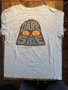 Star Wars Darth Vader Helmet Jack o Lantern Halloween T-Shirt Youth XL Dark Side - Picture 1 of 15