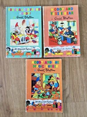 Enid Blyton Noddy Books 1950-60s 3 Paperbacks - Image 1 of 4