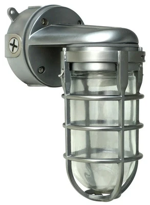 Suporte de parede Woods L1707SVBS segurança resistente a vandalismo luz tradicional (150W) - Imagem 1 de 4