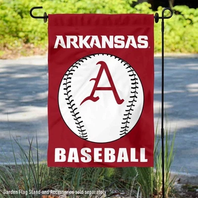 Bandera de jardín de béisbol Arkansas Razorbacks Foto 1 de 4