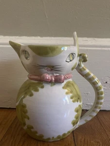 Bitossi Ceramics Italy Cat Kitten Small Pitcher - Picture 1 of 14