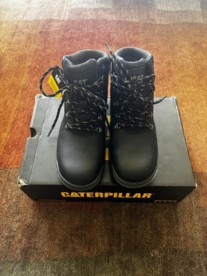 Botas de trabajo Caterpillar negras para mujer - talla 8 - nuevas Foto 1 de 4
