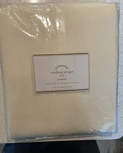 Pottery Barn Outdoor Ösenvorhang Gardine Paneel 50x108 Beige Creme - Bild 1 von 4