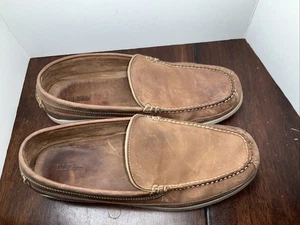 LL Bean Zapatos Para Hombres 12 EE Marrón Cuero Mocasines Mocasín Sin Cordones Cómodos Informales - Imagen 1 de 24