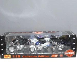 Maisto Harley Davidson 3 Pack Series 10 Collector Edition 1:18 Scale - Picture 1 of 11