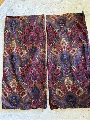 Ralph Lauren Socialite Paisley 2 King PILLOW SHAM pillowcase  Jewel Tones - Image 1 of 4