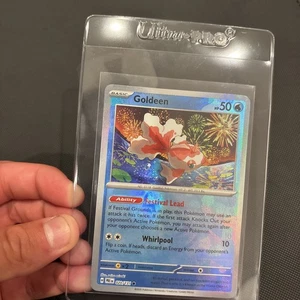 MISPRINT Masterball Goldeen Pokemon Card - Misaligned Texture Error - Picture 1 of 11