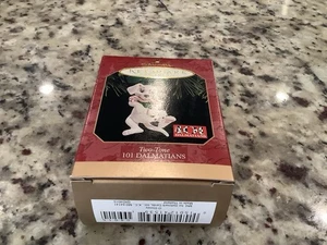 Vintage Punze Andenken Weihnachtsschmuck zweifarbig von 101 Dalmatinern - Bild 1 von 1