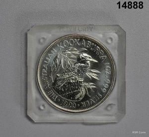 AUSTRALIA 1990 10Z .999 PLATA FINA CUCABURRA ¡COMO NUEVA GEMA CÁPSULA! #14888 - Imagen 1 de 3