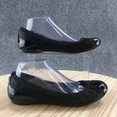 Zapatos planos de ballet Dana Buchman para mujer 8,5 m negros sin cordones informales cómodos parte superior baja Foto 1 de 4