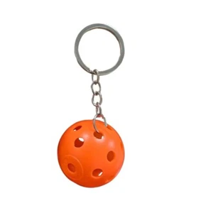 6 Piezas Llaveros Pickleball Plástico Mini Pelotas de Golf Pickleball Ornamento Naranja - Imagen 1 de 3