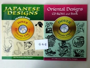 CLIP ART JAPANESE DESIGNS DOVER with IMAGE BOOK WINDOWS - Picture 1 of 1