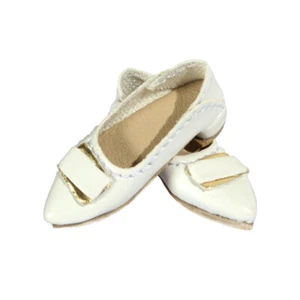White Shoes fit 12" flat feet doll Poppy parker Fr6.0 Barbie Obitsu insid27*11MM - Picture 1 of 6