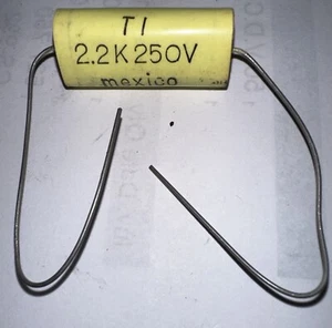 Williams Flipper Flipper E.O.S. Kondensator (5045-12098-00) T1 2,2k 250v - Bild 1 von 3