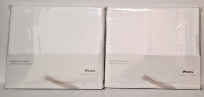 Westin Home Collection White Queen Pillow Sham 100% Egyptian Cotton 20”x30” - Image 1 of 4
