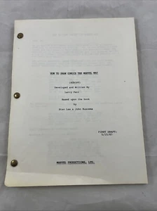 How To Draw Comics the Marvel Way Written by Larry Parr Marvel Productions LTD - Picture 1 of 8