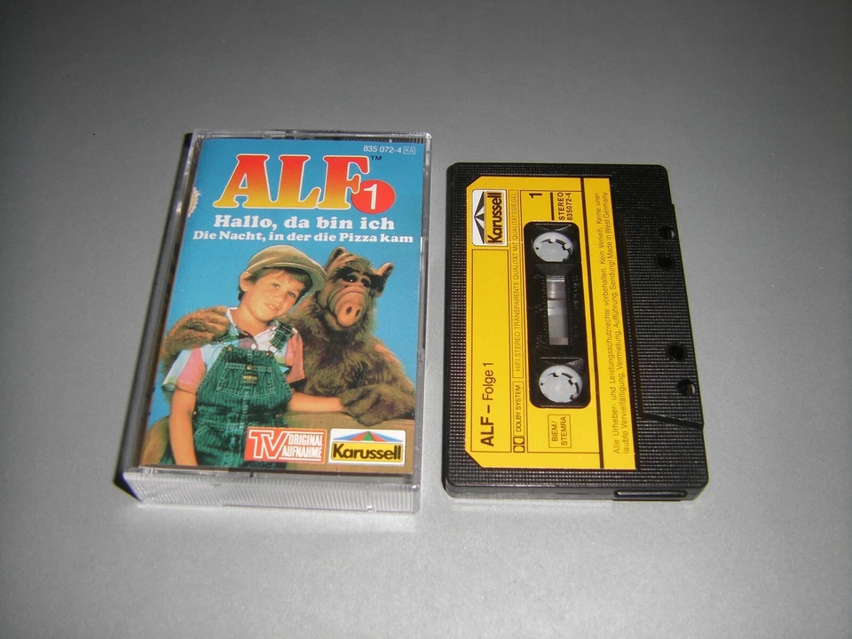 Große Auswahl Alf Kassetten - Folge 1 - 43 und Sonderfolgen - Karussell MC - Bild 1 von 1
