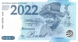 BRITLAND Großbritannien UK PFUND 1926 2022 QUEEN ELIZABETH II Gedenkmünze UNC - Bild 1 von 2
